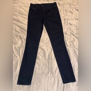Express High Rise Dark Blue Jean Leggings